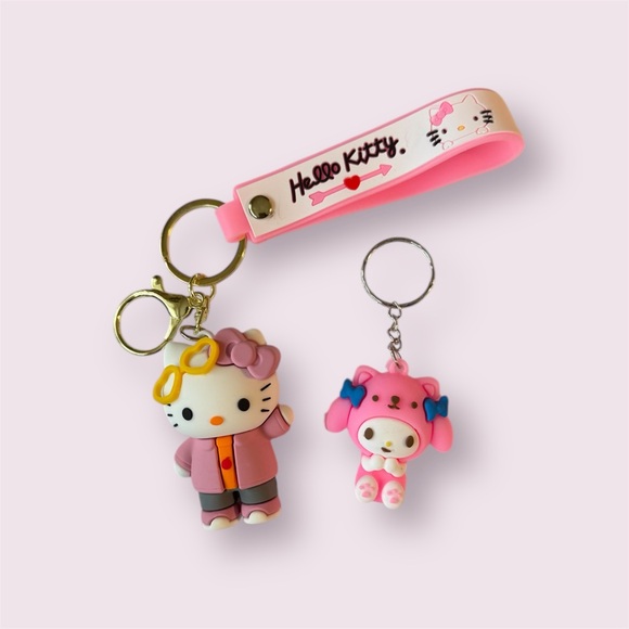 🩷❤️🩷 HELLO KITTY BUNDLE! SQUISHMALLOWS! BLUSH BALM! KEYCHAINS! SAKS TOTE! NW/OT! - Picture 6 of 7